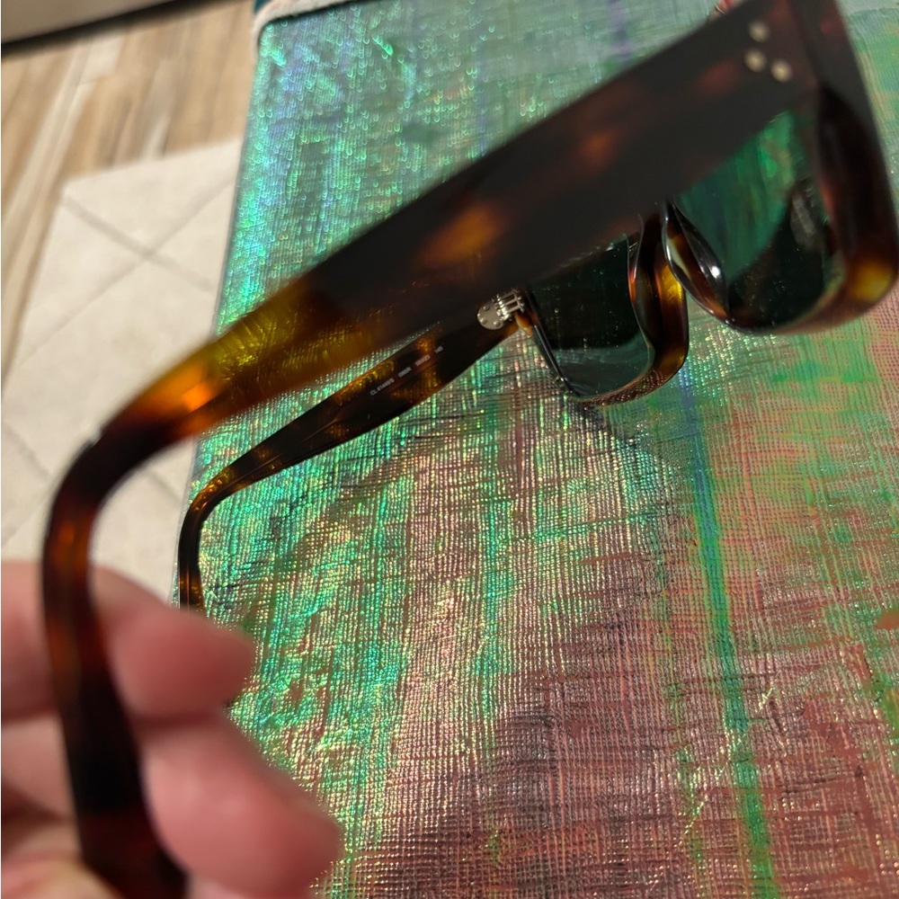 Celine Tortoise Shell Square Sunglasses - image 5